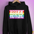 Assume Nothing Gilbert Baker Original LGBTQ Gay Pride Flag Hoodie - Black